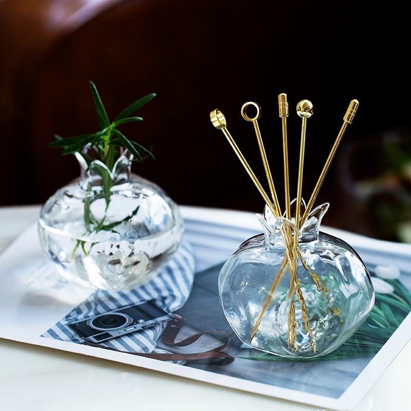 BowLift | Elegant Stainless Steel Fruit Fork Jar