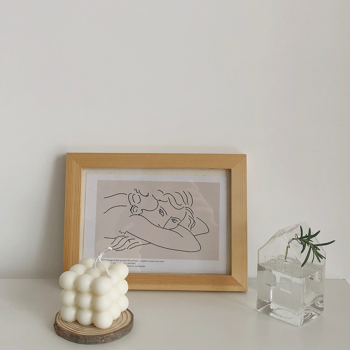 BowLift | Cube Soy Wax White Candle