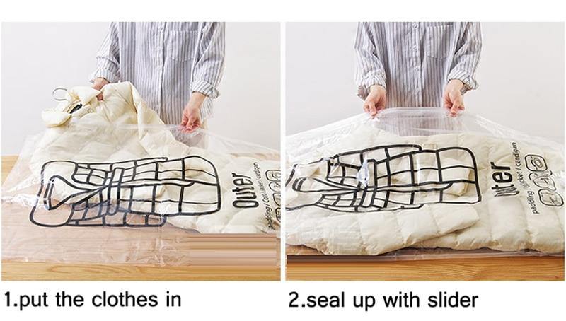 BowLift | Closet Organizer Hanging Vacuum Bag