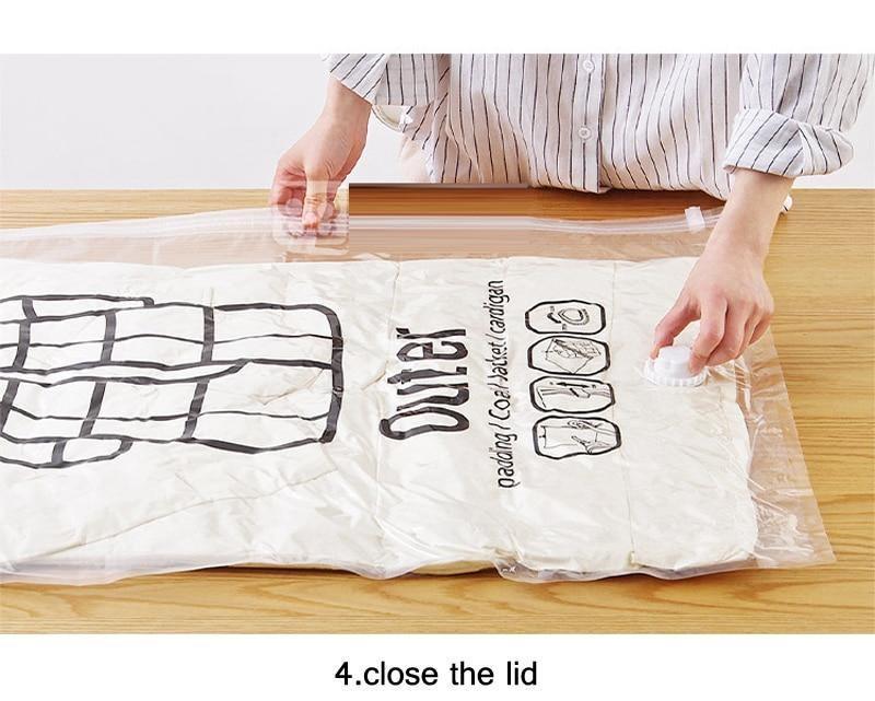 BowLift | Closet Organizer Hanging Vacuum Bag