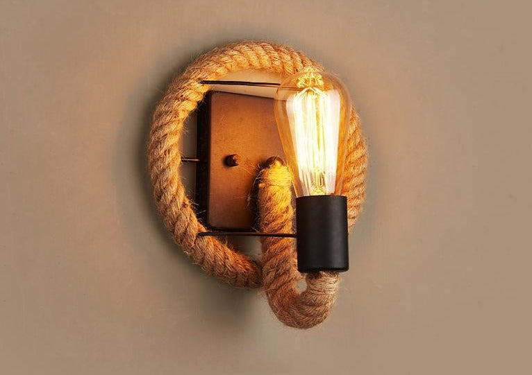 BowLift | Vintage Rope Wall Light