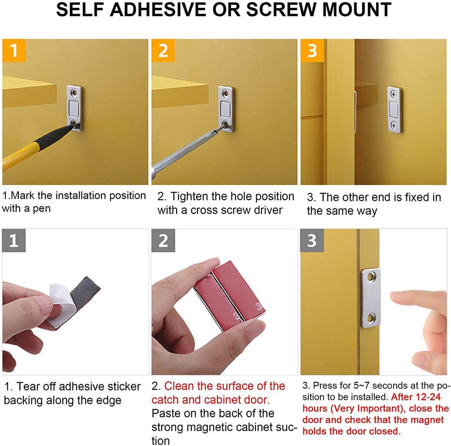 BowLift | Magnetic Ultra Thin Cabinet Magnet