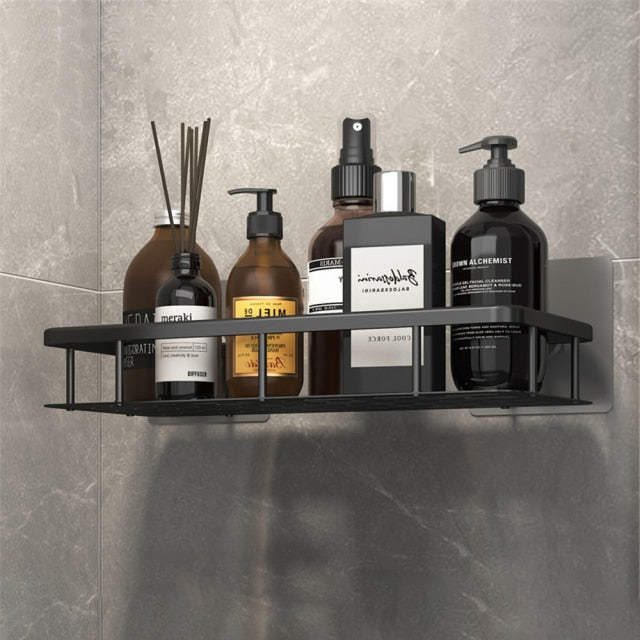 BowLift | Metal Suction Cup Bathroom Shelves