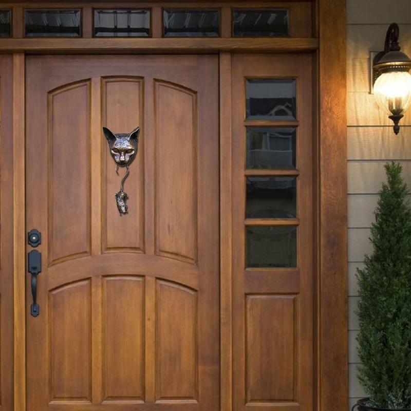 BowLift | Creative Cat and Mouse Metal Door Knocker