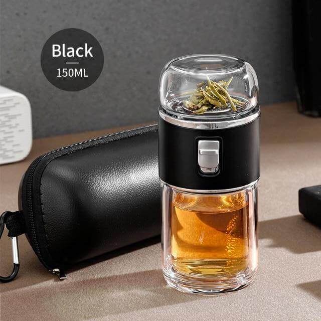 BowLift | Double Glass Portable Eco-Friendly Tea Infuser