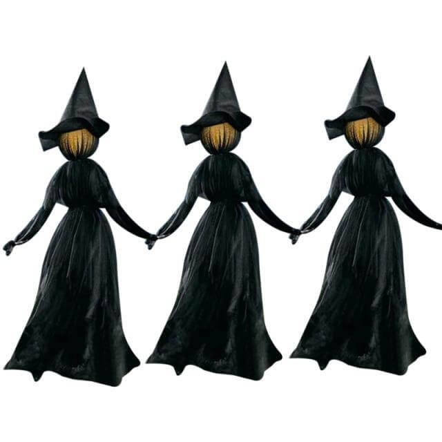 BowLift | 3Pcs Voice Control Halloween Witch Decoration Light Set