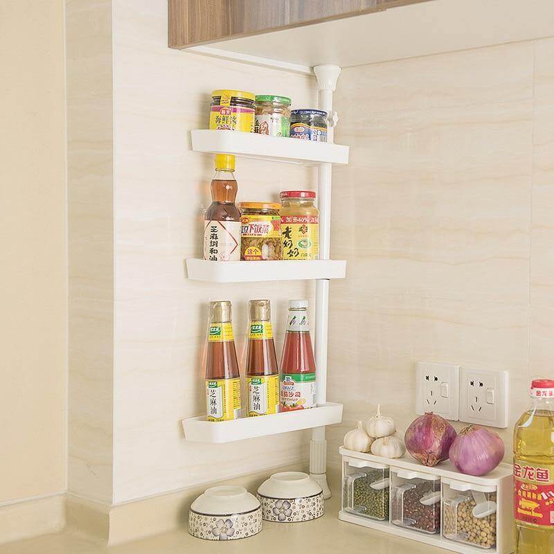 BowLift | Punch Free Rotating 3-Layer Kitchen Spice Organizer