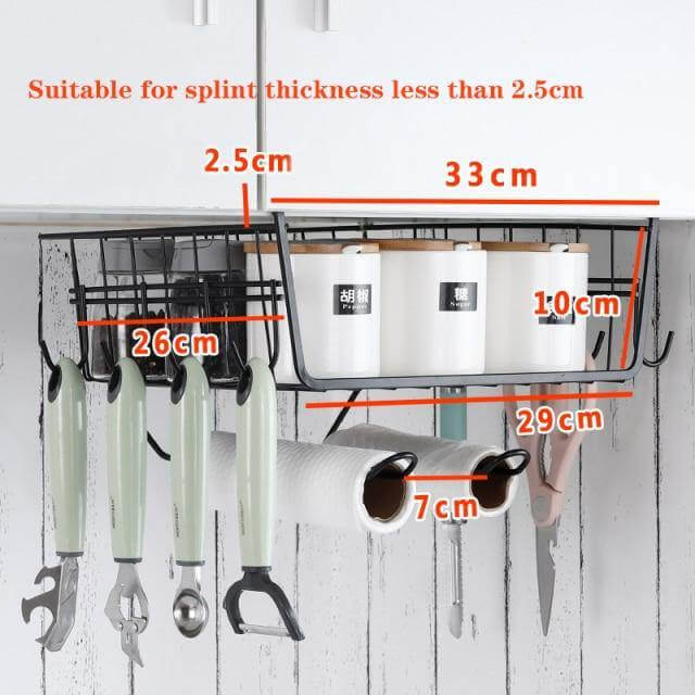 BowLift | Easy Hang Kitchen Cabinet Storage Organizer Rack