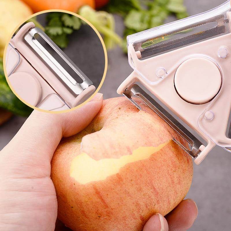 BowLift | 3in1 Rotating Stainless Steel Fruit Vegetable Peeler