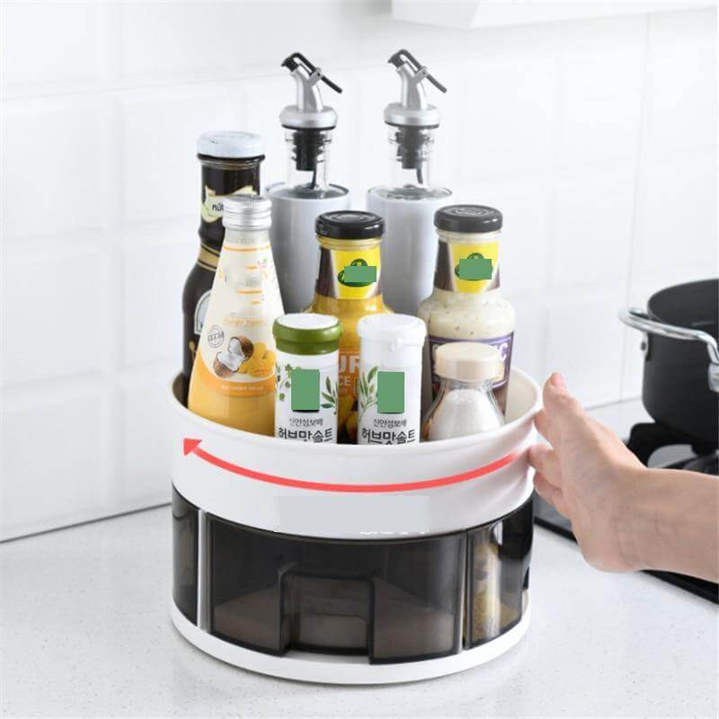 BowLift | 360 Rotating Lazy Kitchen Spice Rack Organizer