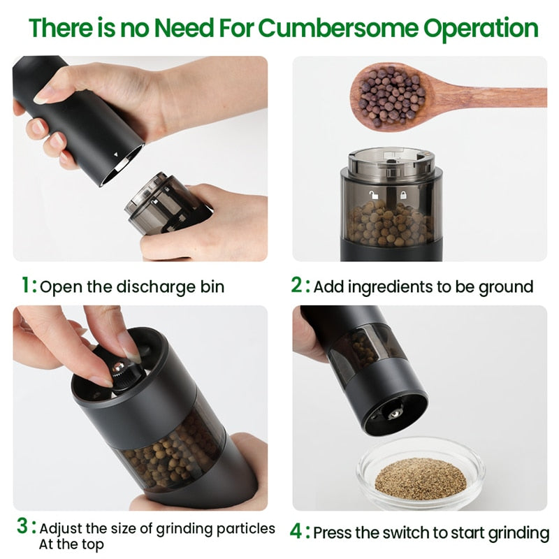 BowLift | Rechargeable Automatic Salt Pepper Grinder