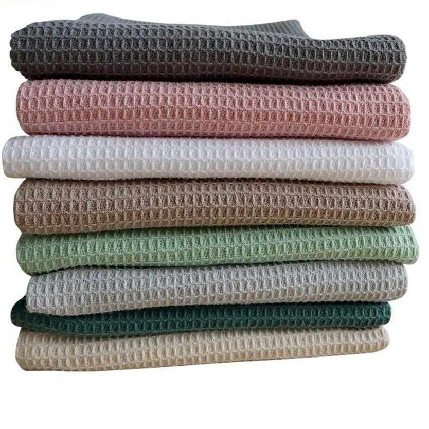 BowLift | Waffle Fabric Cotton Kitchen Towel Set (Set of 2)