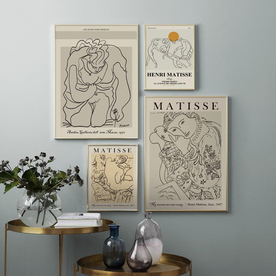 BowLift | Henri Matisse Picasso Abstract Canvas