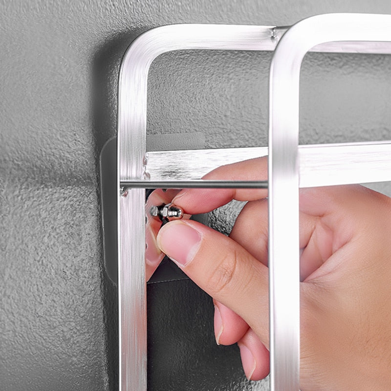 BowLift | 10 pieces heavy-duty punch-free transparent adhesive hooks