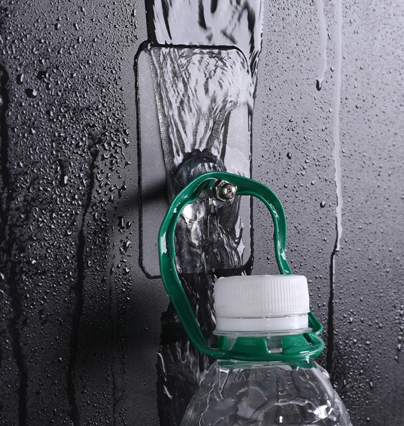 BowLift | 10 pieces heavy-duty punch-free transparent adhesive hooks