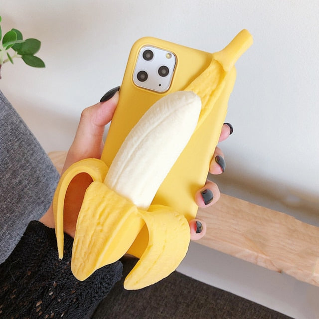 BowLift | Funny Stress Reliever 3D Banana Phone Case