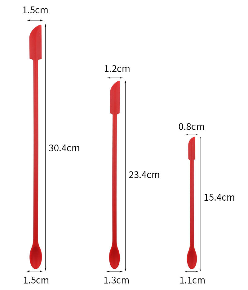 BowLift | Flexible Long Handle Bottle Scraper Spoon Set