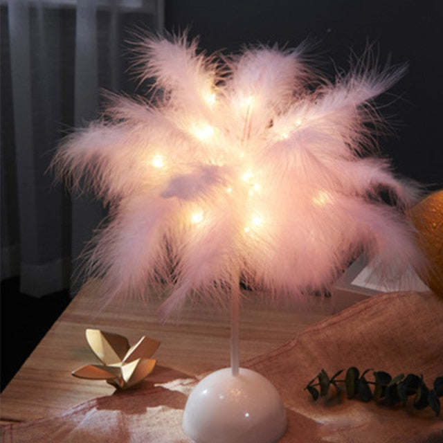BowLift | Feather Palm Creative Table Lamp