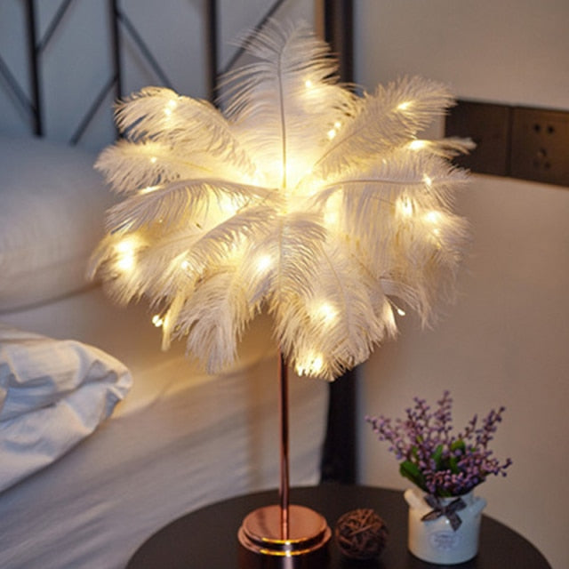 BowLift | Feather Palm Creative Table Lamp