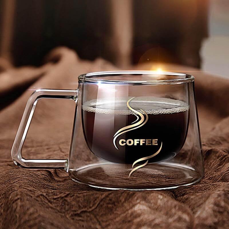 BowLift | Double Glass High Temperature Coffee Cup