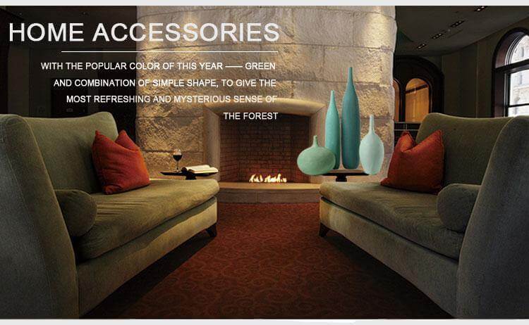 BowLift | Interior Green Resin Flower Stone Vase for Home Decoration