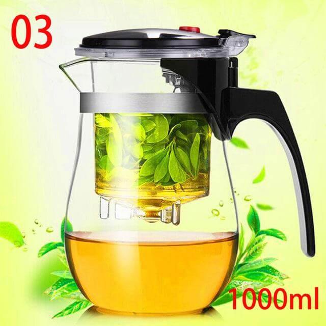 BowLift | High Quality Heat Resistant Glass Teapot