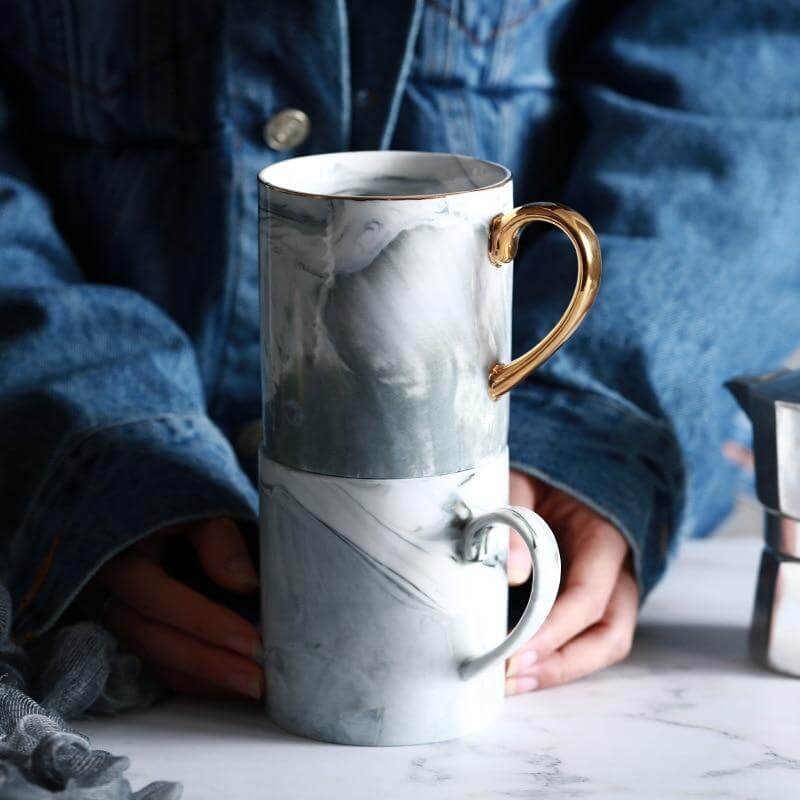 BowLift | European Marble Porcelain Mug