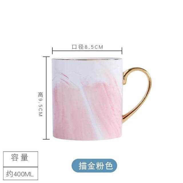 BowLift | European Marble Porcelain Mug