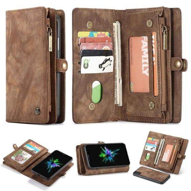 BowLift | Detachable Genuine Leather Magnetic Flip Cover Phone Case