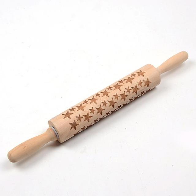 BowLift | Engraved rolling pin for creative patterns