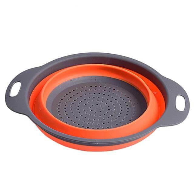 BowLift | Foldable Silicone Colander Fruit Vegetable Washing Basket