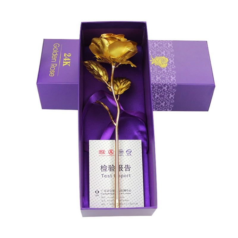 BowLift | 24k gold-plated rose | Including certificate and luxurious gift box