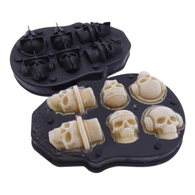 BowLift | 3D Skull Large Ice Cube Tray
