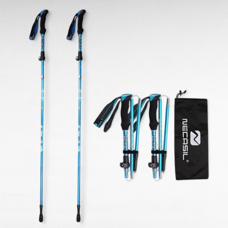 BowLift | Ergonomic Trekking Poles | Ultra-Light, Adjustable & Anti-Slip Grips for Hiking, Trekking & Backpacking Adventures