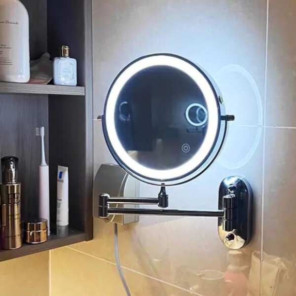BowLift | Bathroom Mirrors LED Wall Mounted Magnifying