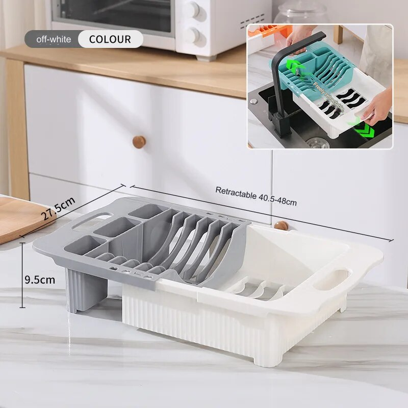 BowLift | Efficient Kitchen Retractable Dish Drain Rack