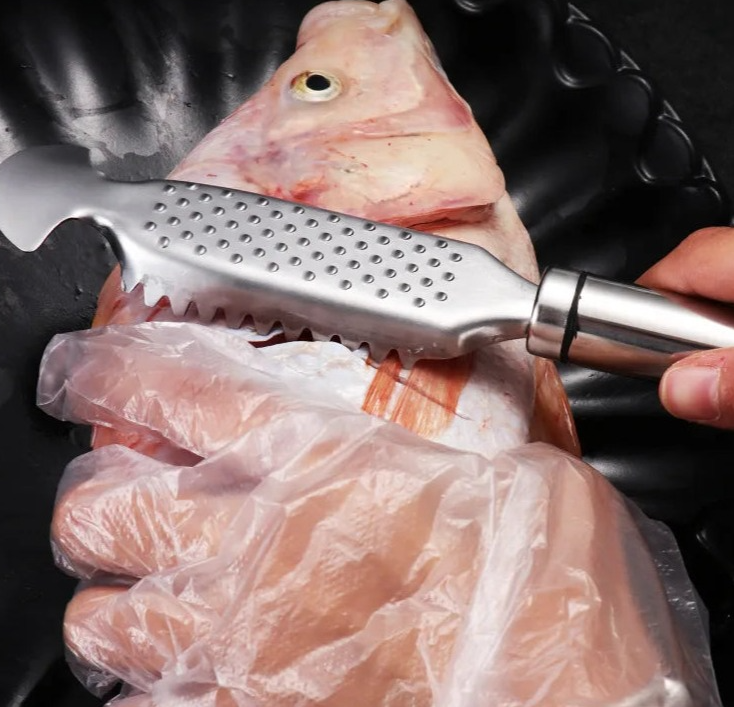 BowLift | Ginger Grind Stainless Fish Scraper Tool