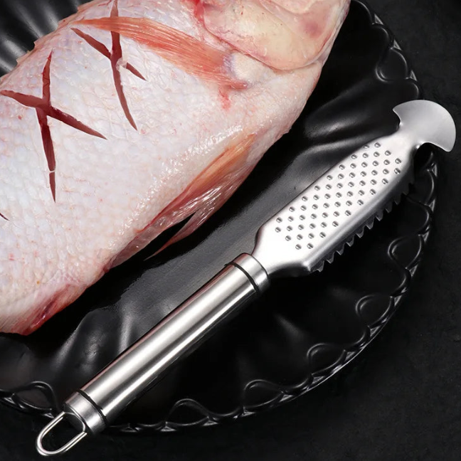 BowLift | Ginger Grind Stainless Fish Scraper Tool