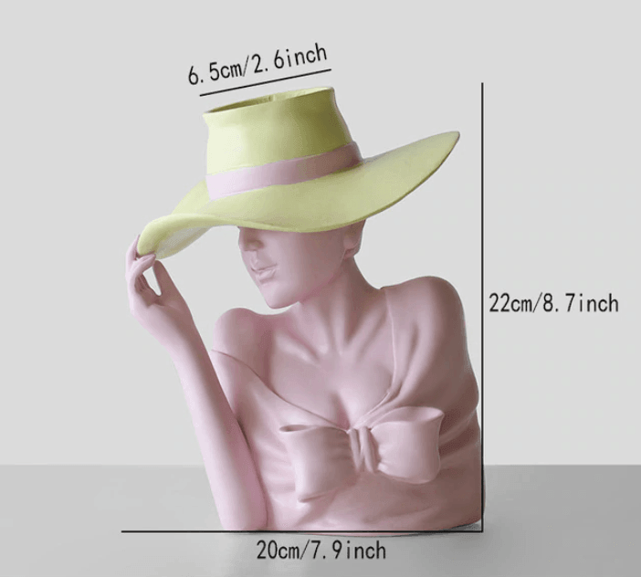 BowLift | Resin Portrait Flower Pot