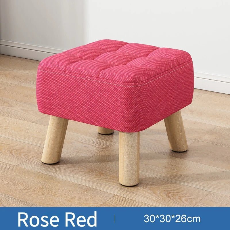 BowLift | Padded ottoman stool in retro style in pastel colors