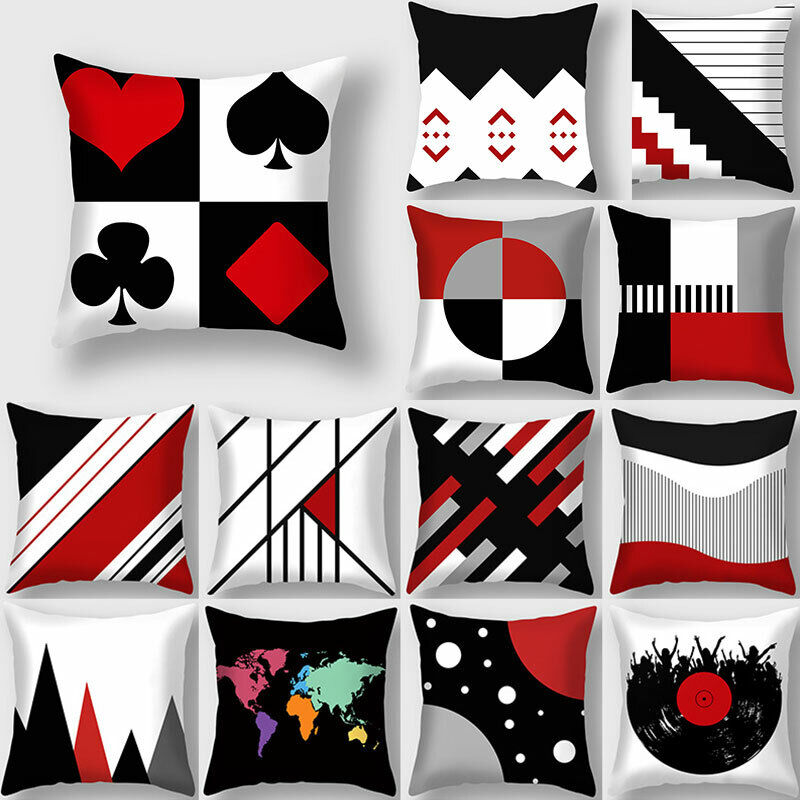 18" Cushion Cover Pillow Case Home Sofa Decor Pillowslip Waist Pillow Cover Soft Bowlift