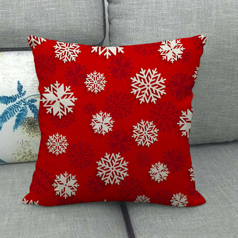 18" Cojines Merry Xmas Couch Throw Pillow Cover Case Home Sofa Decor Pillowslip Bowlift