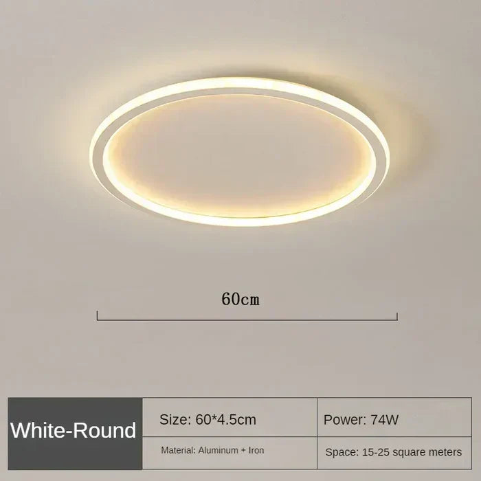 BowLift | Scandinavian Round Ceiling Lamp - AuroraSphere