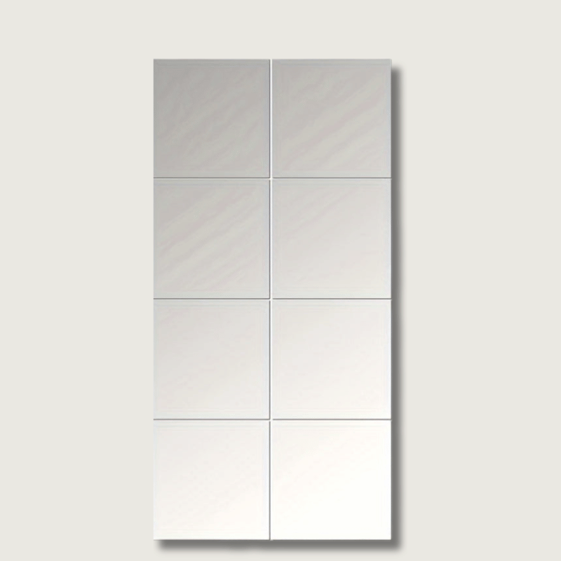 BowLift | EleganceTiles - 8 Stylish Self-Adhesive Mirror Tiles for Home Decoration