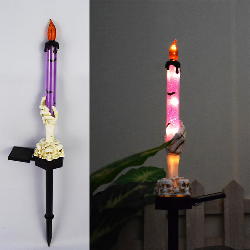 BowLift | Best Gift*Solar Light Halloween Ghost Hand Candle Outdoor Floor Lamp