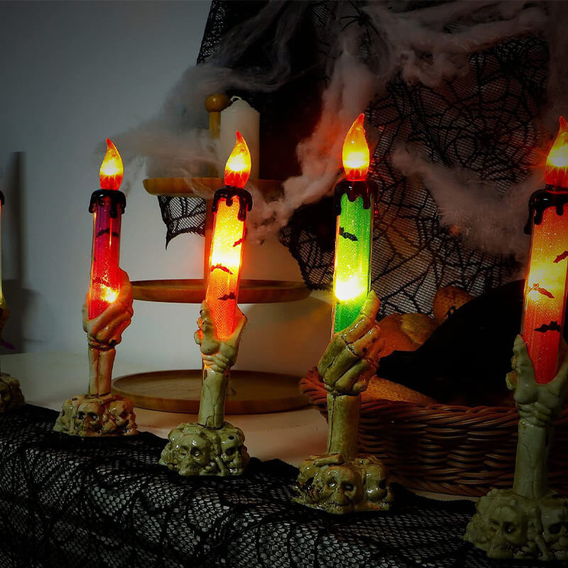 BowLift | Best Gift*Solar Light Halloween Ghost Hand Candle Outdoor Floor Lamp