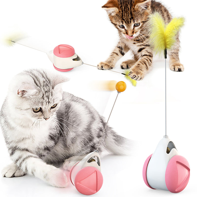 BowLift | Swing Cat Toy With Wheels