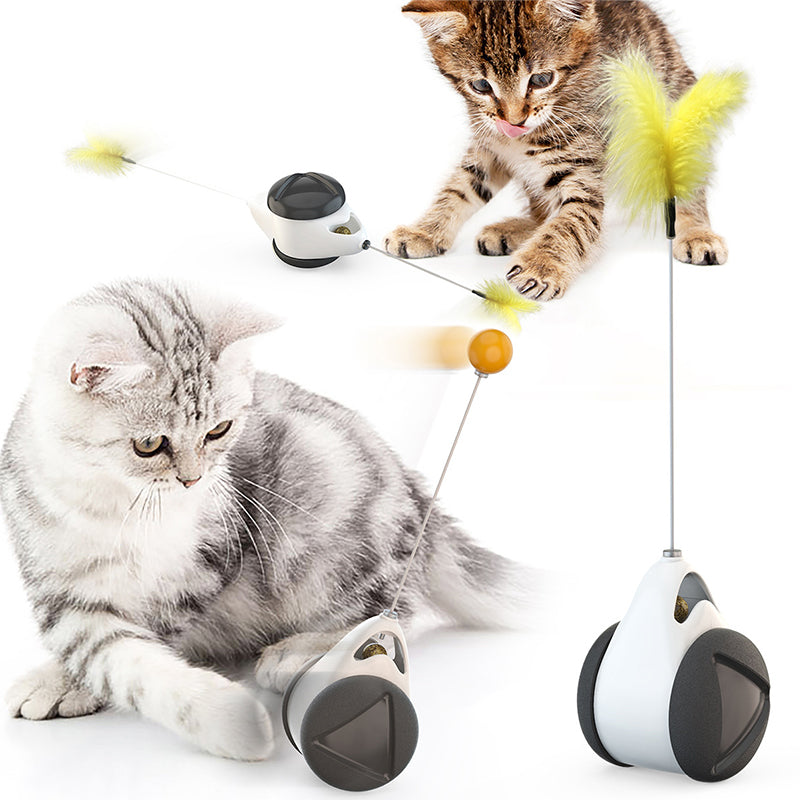 BowLift | Swing Cat Toy With Wheels