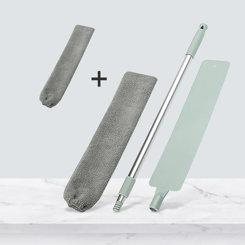 BowLift | Retractable Microfiber Cloth Dust Brush Gap Mop