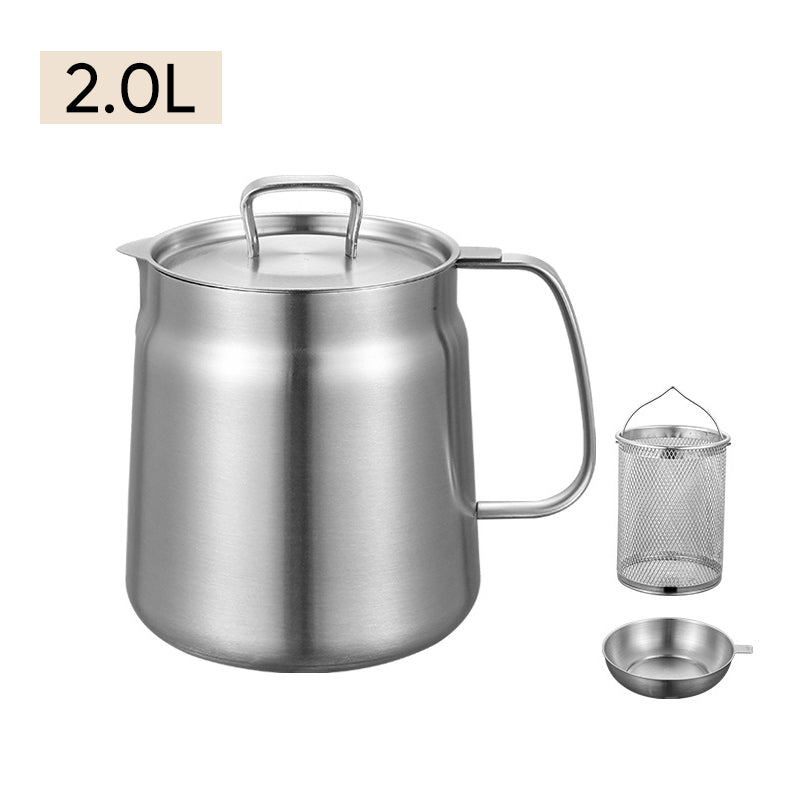BowLift | 2-in-1 304 Stainless Steel Multifunctional Oil Filter Pot